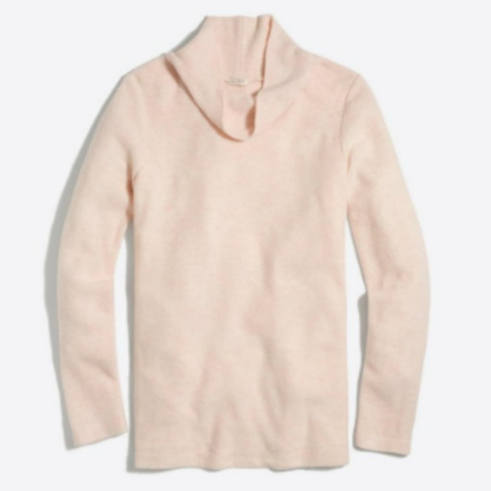 J.CREW FLEECE  TURTLE NECK SWEATER